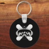 スノーボード – Winter Sportsスノーボードギフト キーホルダー (正面)