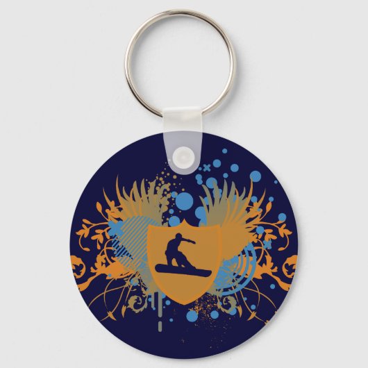 スノーボードhi-fi v.3 キーホルダー (正面)