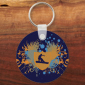 スノーボードhi-fi v.3 キーホルダー (正面)