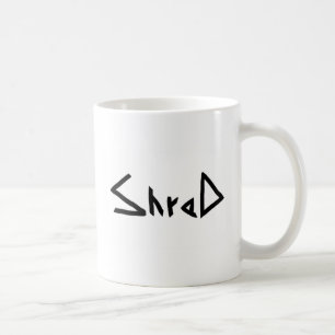 スノーボードlogo9の黒 コーヒーマグカップ