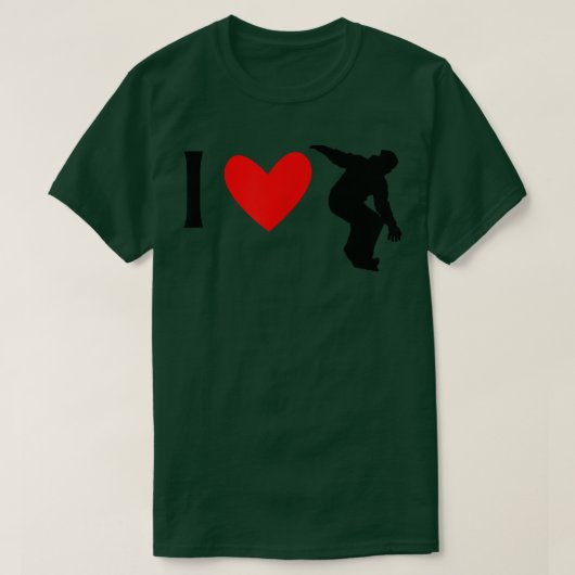 スノーボードTが大好き Tシャツ (デザイン正面)