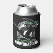 スノーボーパーソナライズされたドスノーボーダー破砕機 缶クーラー (缶正面)