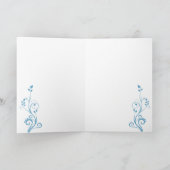 スノーボールウィンタービレッジ登山プラントクリスマス シーズンカード (内部)