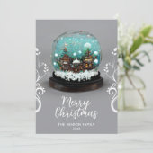 スノーボールウィンタービレッジ登山プラントクリスマス シーズンカード (スタンド正面)