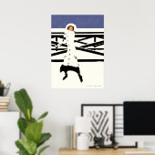 スノーボールファイトフェイデアウェイガールバイC Coles Philllips ポスター (ホームオフィス)