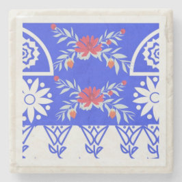 スノーボールフローラコースター ストーンコースター