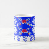 スノーボールフローラマグ コーヒーマグカップ (中央)