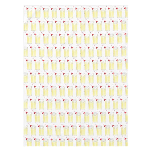 スノーボールブリティッシュクリスマスカクテル テーブルクロス (正面)