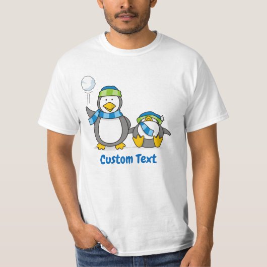 スノーボールペンギンTシャツ Tシャツ (正面)