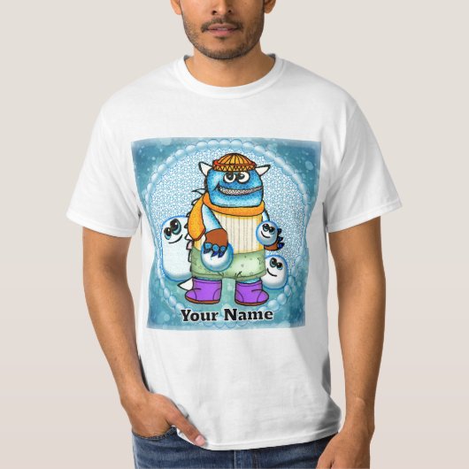 スノーボールモンスター Tシャツ (正面)
