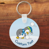 スノーボール・キーチェーンを手に入れる小さなペンギン キーホルダー (正面)