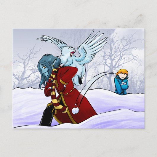 スノーボール！ ポストカード (正面)