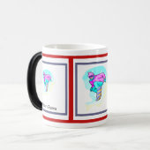 スノーボーLoveドへ –  モーフィングマグカップ (正面左)