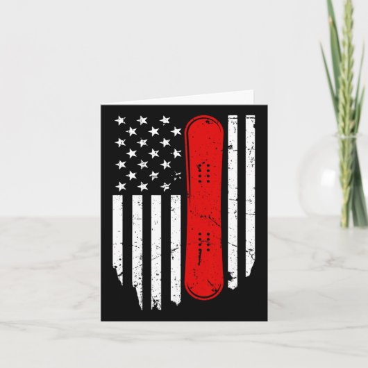 スノーボ最高のードアートメンズウィメンズスノーボードスノーボーア カード (正面)