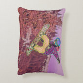 スノーボ絵を描ード アクセントクッション (裏面(縦))