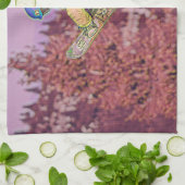 スノーボ絵を描ード キッチンタオル (折り畳み)