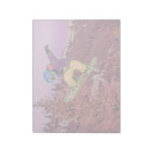 スノーボ絵を描ード ノートパッド (回転)