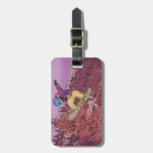 スノーボ絵を描ード ラゲッジタグ (正面縦)