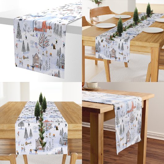 スノーマウンテンアルパインスキーヴィレッジ ミディアムテーブルランナー