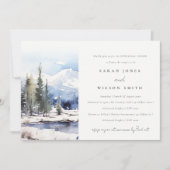 スノーマウンテンスキーランドスケープリハーサルディナー 招待状 (正面)