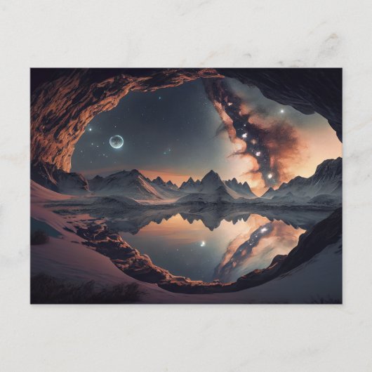 スノーマウンテンピークスター銀河系 ポストカード (正面)