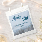 スノーマウンテンフォレストアプレーススキ結婚ーズイベント フェイバーバッグ (クリップ留めされた状態)