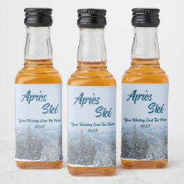 スノーマウンテンフォレストアプレーススキ結婚ーズイベント リキュールボトルラベル