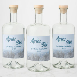 スノーマウンテンフォレストアプレーススキ結婚ーズイベント リキュールボトルラベル