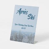 スノーマウンテンフォレストアプレーススキ結婚ーズイベント 台座サイン (正面)