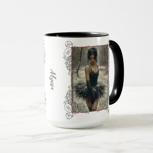 スノーマグカップのバレエファンタジー マグカップ (正面右)