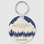 スノーマスコロラド州旗マウンテンスキー土産 キーホルダー (裏面)