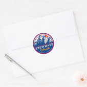 スノーマスコロラド《植物》アスペンロッキーマウンテンズスキー ラウンドシール (封筒)