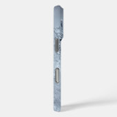 スノーマンとスノーフレークのシームレスなパターン Case-Mate iPhoneケース (裏面 / 右)