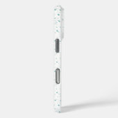スノーマンとスノーフレークのシームレスなパターン Case-Mate iPhoneケース (裏面 / 右)