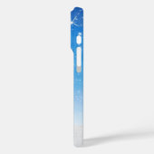 スノーマンとスノーフレークのシームレスなパターン Case-Mate iPhoneケース (裏面 / 左)