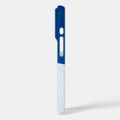 スノーマンとスノーフレークのシームレスなパターン Case-Mate iPhoneケース (裏面 / 左)