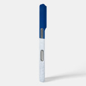 スノーマンとスノーフレークのシームレスなパターン Case-Mate iPhoneケース (裏面 / 右)