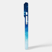 スノーマンとスノーフレークのシームレスなパターン Case-Mate iPhoneケース (裏面 / 左)