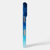 スノーマンとスノーフレークのシームレスなパターン Case-Mate iPhoneケース (裏面 / 右)