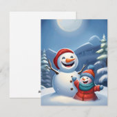スノーマンキッズ シーズンカード (正面/裏面)