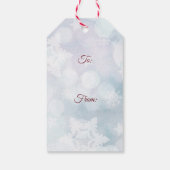 スノーマンギフトタグ ギフトタグ (裏面)