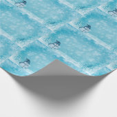 スノーマンクリスマスラッピング紙 ラッピングペーパー (角)