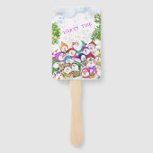 スノーマンズクリスマスハンドファンギフト ハンドファン (裏面)