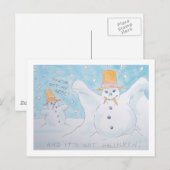 スノーマンヴァンパイア ポストカード (正面/裏面)