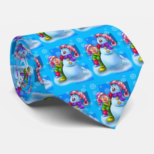 スノーマン ネクタイ (ロール)