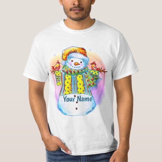 スノーマン バードマン Tシャツ (正面)