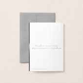 スノーマン レトロ ハッピー ホリデー 箔カード (裏面封筒付き)