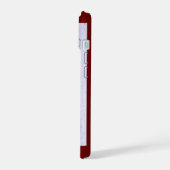 スノーマン Apple iPhone 15 カバー (左側面)