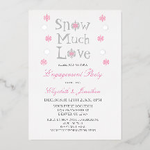 スノーマージャーラブスノーフレークウィンター婚約パーティ