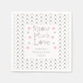 スノーマートラブ結婚ズイベント スタンダードカクテルナプキン (正面)